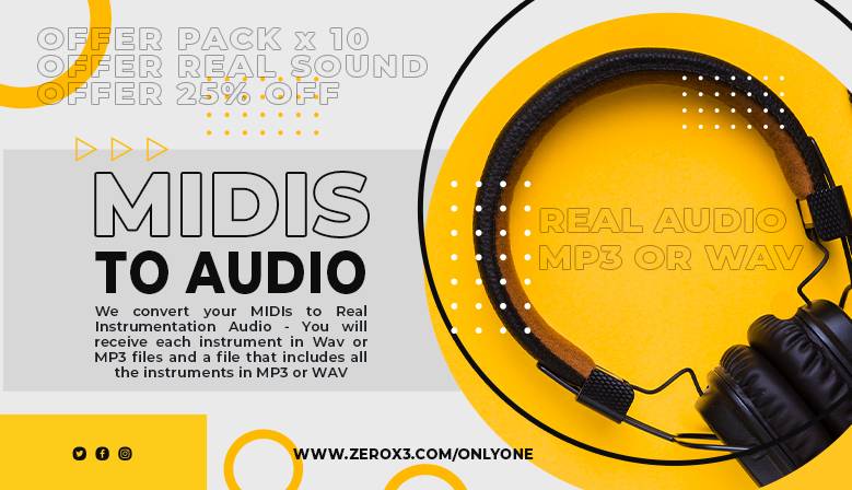 Convertir Midi to Sonido Real MP3